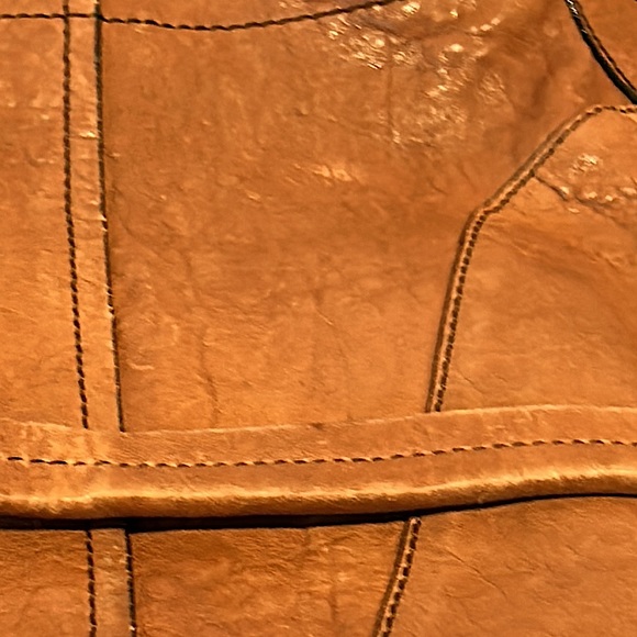 OrYANY Gorgeous Cognac Brown Leather Gwen Hobo Bag Purse 🌸🌸 - Picture 9 of 11